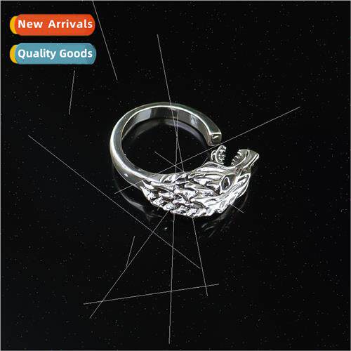 Europe set tide men vintage ring punk alloy ring fashion adj