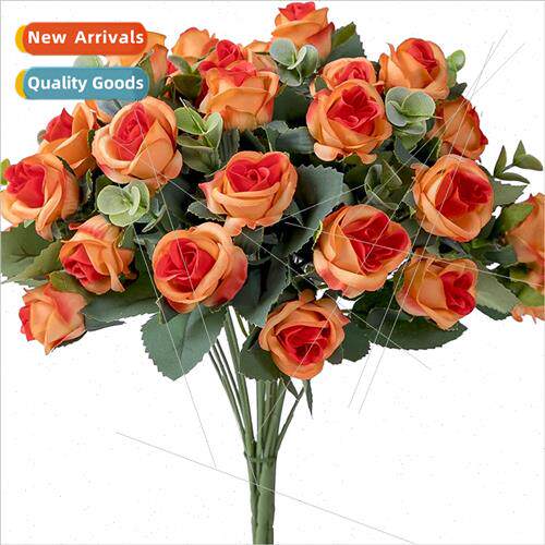 mulation bouquet Eucalyptus 11 small roses wedding home deco