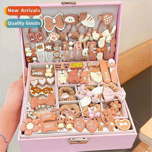Children hair accessories set gift box ltle girl birthday gi