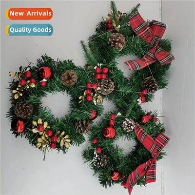 2023 new Christmas decorations wreaths wreaths window decora