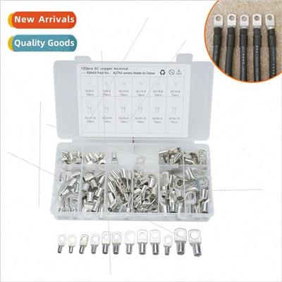 120pcs-12 kinds SC peephole copper terminals short tube term