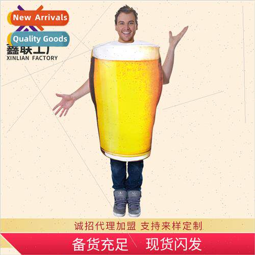 Halloween Beer Mug Permance Costume cosplay Role Play Spooky