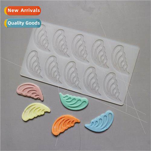 10 wings chocolate mold DIY cake Ice cookie pastry handmade