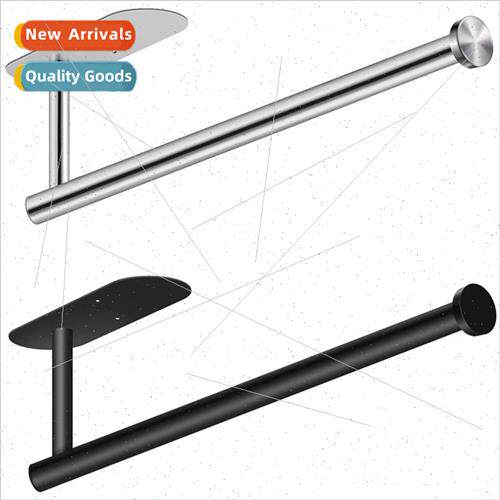 Stainless Steel Roll Paper Holder No Hole Kchen Cling Film H