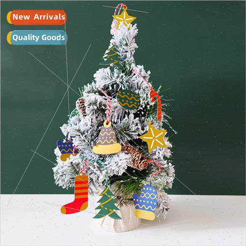 New gold special ink Christmas hang tag mini Christmas card