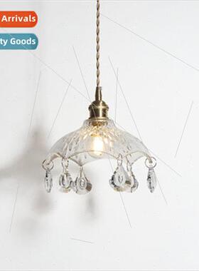 Japan glass chandelier Scandinavian inn bedroom bedside dini