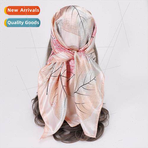 2023 spring new matching silk scarf satin printed square sca