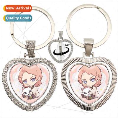 Manga Q Ghost Destruction Blade Glass Round 360 Degree Rotat