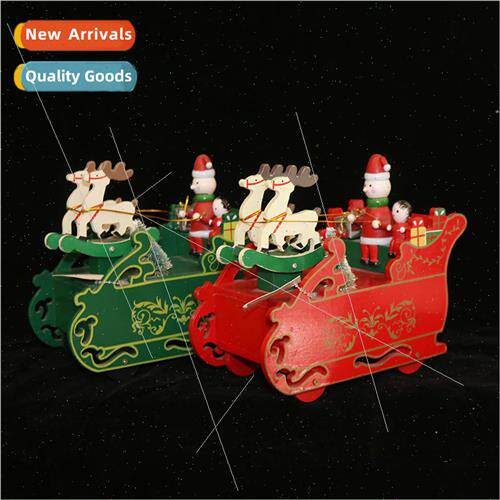 New Christmas decorations deer trolley octave Santa Claus sn