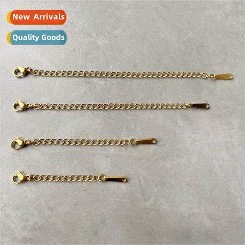 Stainless tail chain adjustable chain diy jewelry trinket ac