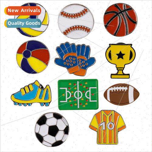 Creative new jersey gloves pin sports basketball volleyball