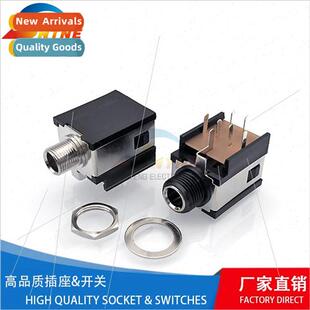 6.35 headphone socket PJ-624 audio jack microphone amplifier