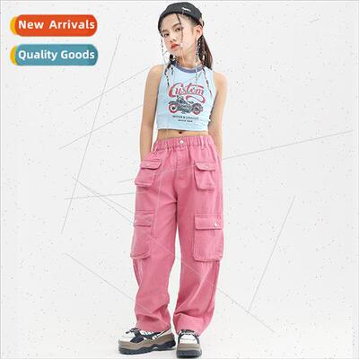 Jazz dance costume girls practice clothes small undershirt p