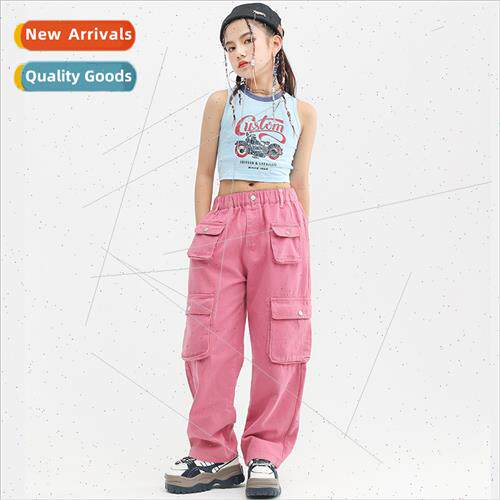 Jazz dance costume girls practice clothes small undershirt p