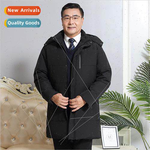 Winter clothing middle-aged elderly father installed down ja