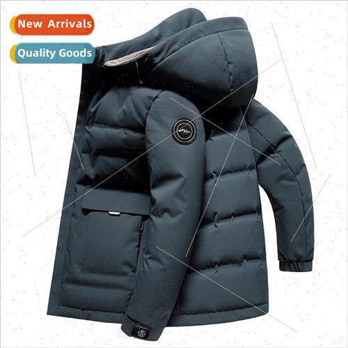 Big brgoose down down jacket men thickened removable hooded