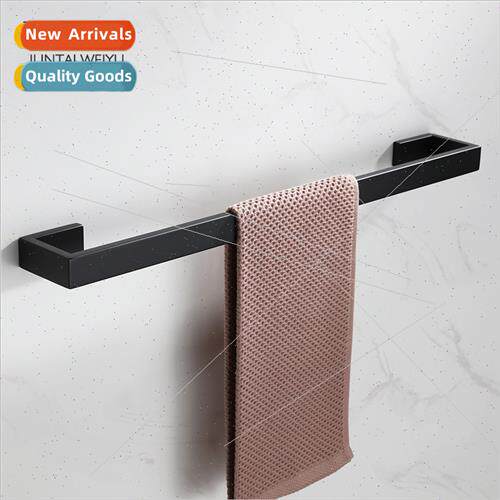 304 Black Towel Rack Bathroom Pendant Bath Towel Shelf New B