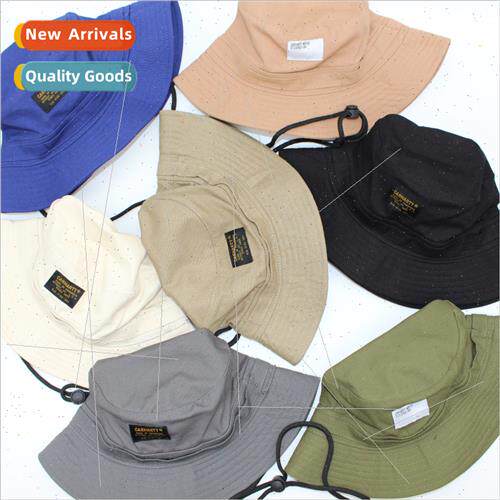 Solid color canvas windproworkwear breathable short-brimmed