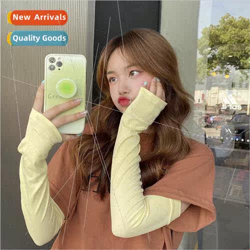 New solid color modal ice sleeve sunscreen sleeves men women