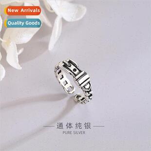 Belt Buckle Thai lver Old Vintage Korea Ring s925 Chain