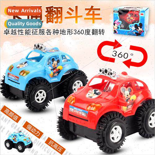Electric toy car Electric Mickey Dumper car will flip when e