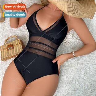 High Europe Sexy Backless Waist Mesh Color Solid New 2023