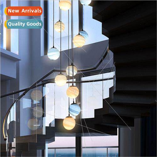 November new wandering earth duplex staircase chandelier lon