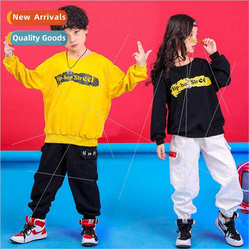 Spring and Autumn Childrens Set Dance Costumes Boys Hip Hop