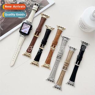 适用apple small savage waist double C leather watch bapple w