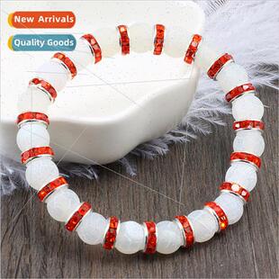 Seven color rhinestone Whe alloy Bracelet silver Weathered