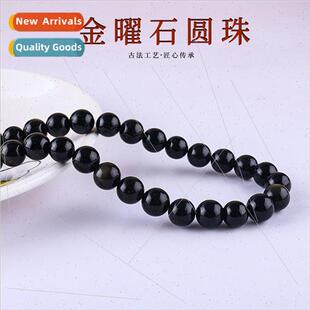 bracelet diy beads bea jewelry accessories necklace Obsidian