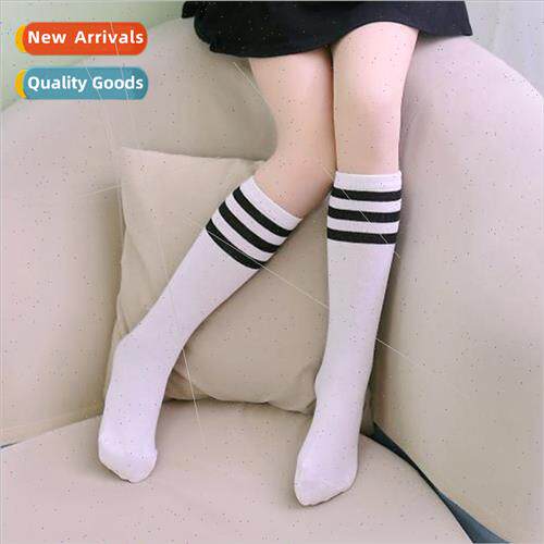 Three stripes whe long socks high socks soccer socks boys gi