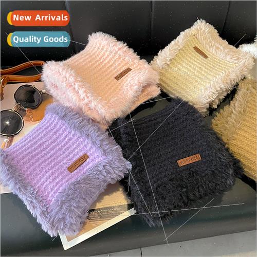 Soft hairy edge Korea  new autumn winter wild monochrome thi