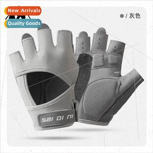 fness wear half workout finger weightlifting Sports