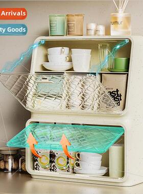 Dustprocup storage shelf desktop tea cup storage rack home k