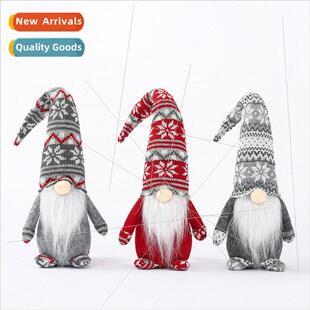 Christmas decorative faceless man supplies old New