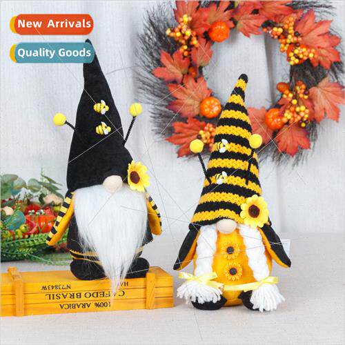 New Bee Ornament Bee Day Decoration Bee Festival Dolls Facel