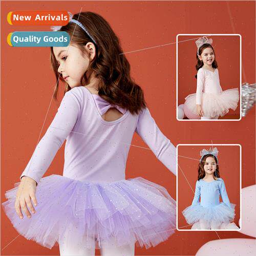 Childrens dance costumes female ballet dress girls fall and