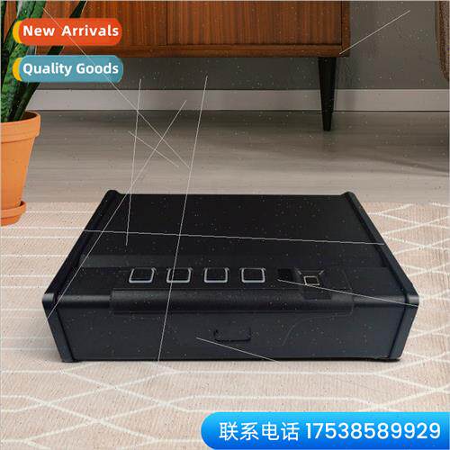 Gun Box Safe Fingerprint Code Key Sliding Bar Anti-theft Mut