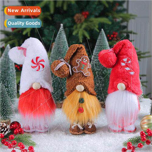 Christmas Candy Faceless Old Man Ornament Creative Rudolph S