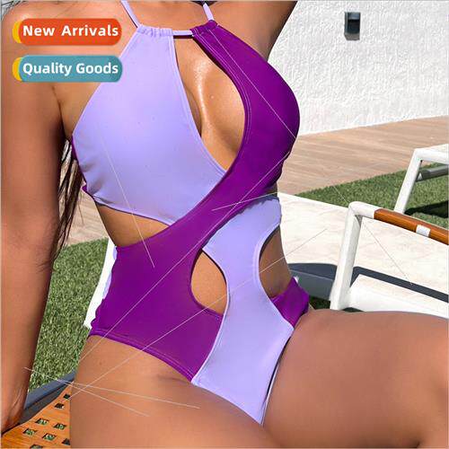 Women Hollow Out Sexy One-piece Swimsu Bikini LZ6031