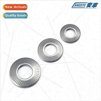 Anti-loosening hardened double-sided tooth washer stainless
