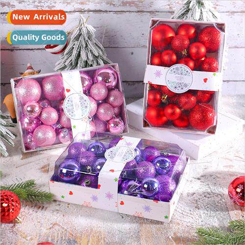2023 Rectangle Boxed Color Balls 4/5/6cm Christmas Balls Set