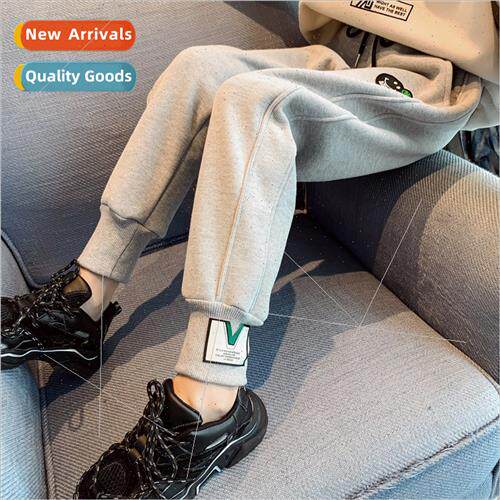 Girls pants spring and autumn 2023 childrens clothing sweatp