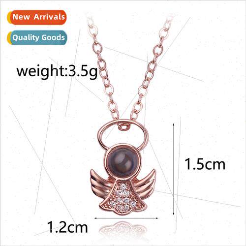 Accessory Cherub Love Memory Necklace One Hundred I Love You