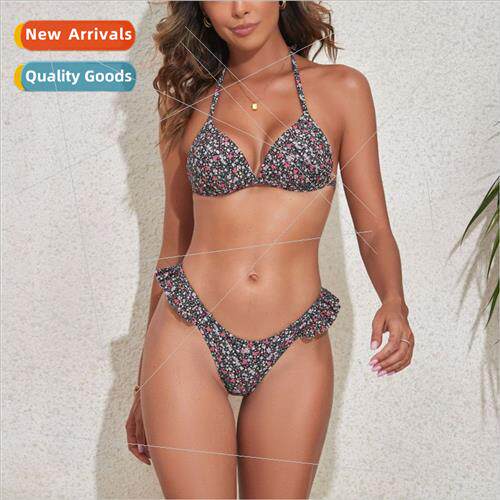 2023 New Europe Bikini Fixed Cup Swimsu Swimsu Sexy i Swimwe