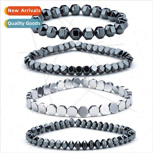 Natural Tiger Eye lver Hemate Men Bracelet Charm Fashion Cou