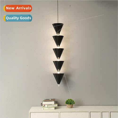 Bedroom bedside long line chandelier new modern simple aisle