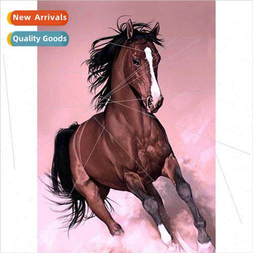 New running horse diamond painting modern living room small