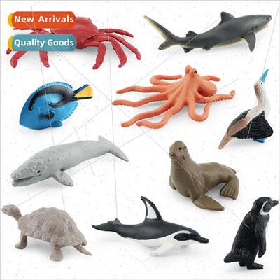Pacific creature octopus tortoise tiger shark gray whale tig